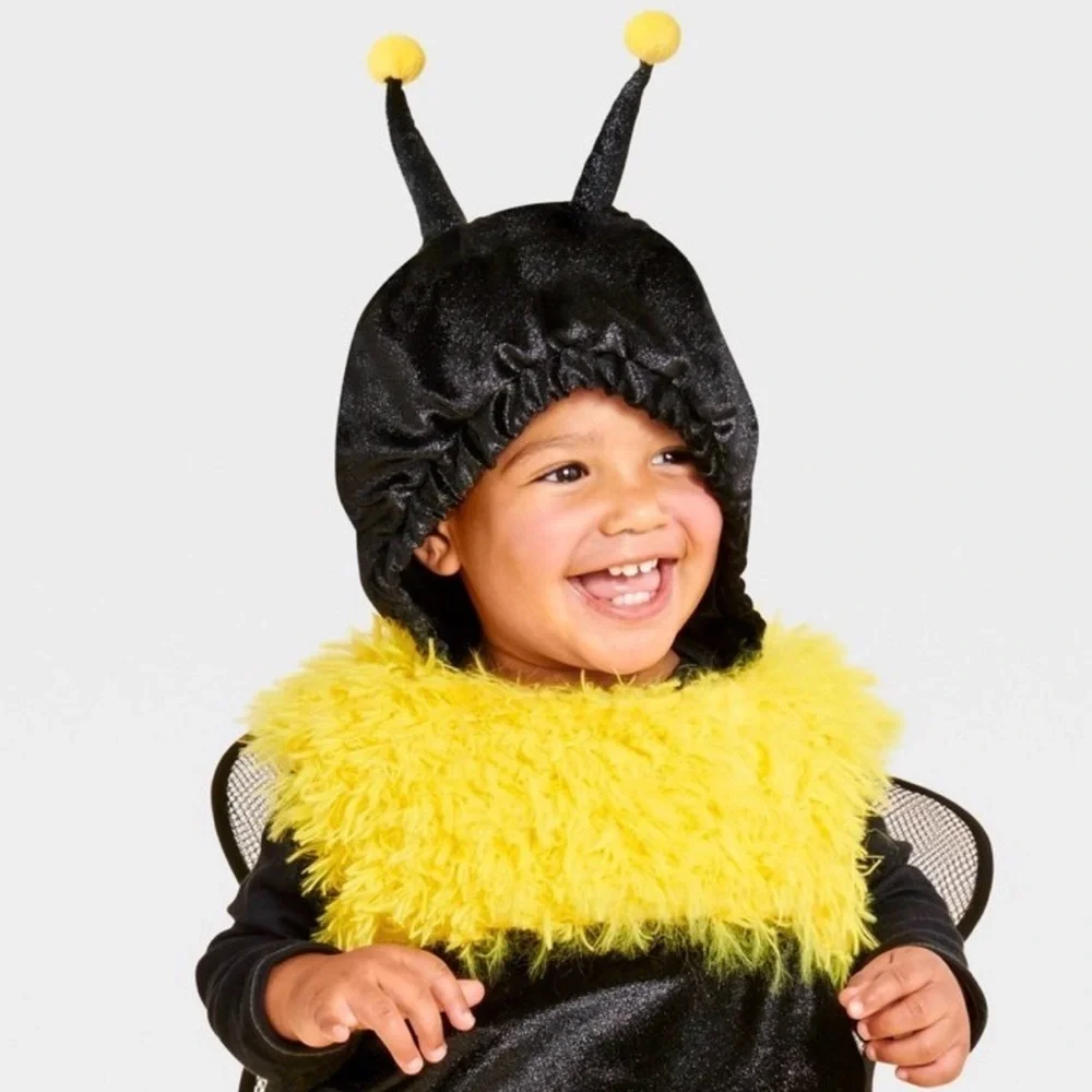 Buzzing Bee Kids Costume - Black and Yellow
